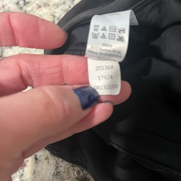 Spanx Faux Leather Mayo Leggings Sz M *EUC* - Picture 11 of 11